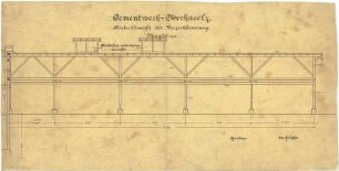 Billing, Hermann; Diedesheim - Neckarelz; Portland - Zementwerke - Vorzerkleinerung, Rückfassade (Teilansicht; Schnitt)