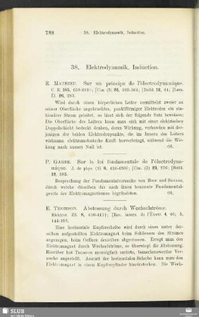 38. Elektrodynamik, Induction