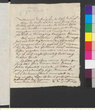 Brief von Goethe, Johann Wolfgang von an Reichardt, Johann Friedrich