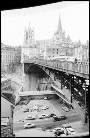 Lausanne: Pont Bessières und Kathedrale
