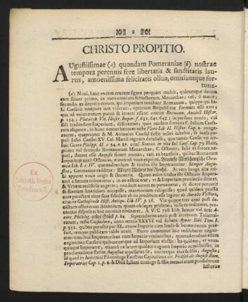Christo Propitio.