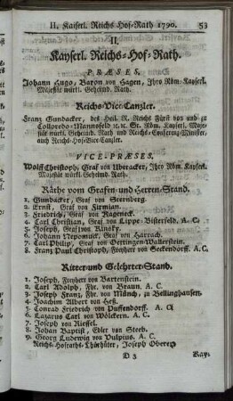III. Kayserl. Reichs-Hof-Rath.