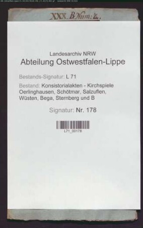 Reverse der Pastoren