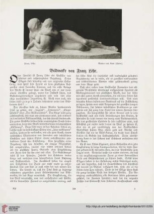 21: Bildwerke von Franz Löhr