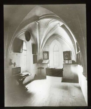 Stadtkirche, Sakristei vor der Restaurierung