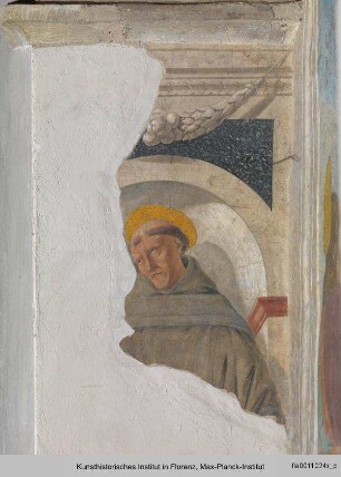 Kreuzigung mit Heiligen : Heiliger