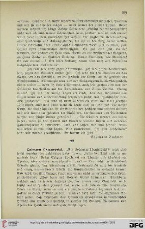 Colmarer Theaterbrief