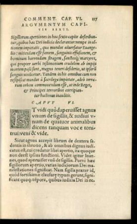 Argumentum Capitis Sexti.