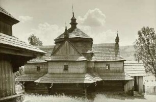 Körösmezö (heute Jassinja / Ukraine). Begräbniskirche (Holzkirche, griech.-orthodox)