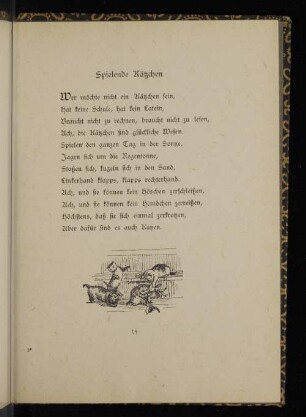 Spielende Kätzchen