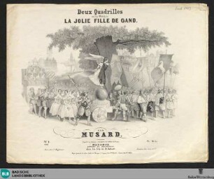 1: Quadrillen, Kl, D-Dur