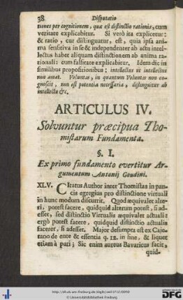 Articulus IV.