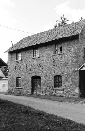 Brauhaus der so genannte Papiermühle (Brauhaus, Bruchsteinmauerwerk); Frankenberg, Papiermühle, Bei der Papiermühle