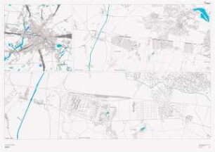 Wohnen im Havelland Schinkelwettbewerb 1994: Regionalplan: Lagepläne 1:150000, 1:20000