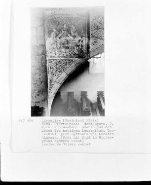 Sankt Laurentius und Severin — Wandbild