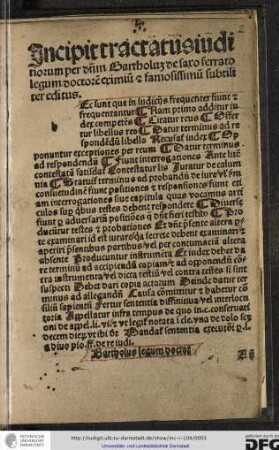 [H]ec sunt que in iudiciis frequenter fiunt et frequentatur.