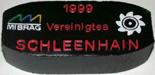 Schmuckbrikett Vereinigtes Schleenhain, 1999