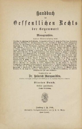 Das Staatsrecht der französischen Republik