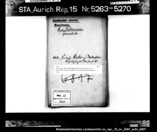 Das Gesuch des Zimmerergesellen Friedrich Müller aus Holterfehn um die Erlaubnis zur selbständigen Niederlassung