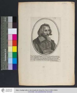 Hugo Fredericus Dominus in et ab Elts, Metropolitanarum Ecclesiarum Moguntinæ et Trevirensis respective Canonicus ... / P. Aubry Excud.