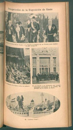 Inauguración de la Exposición de Gante - [Ilustración]