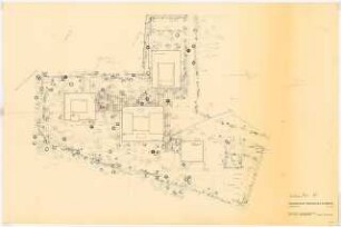 Pädagogische Hochschule, Duisburg Grünflächen: Lageplan mit Gartenplan 1:500