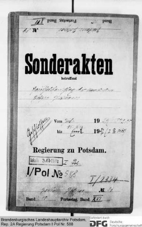 Etats der Polizeikasse und Haushaltsanschläge der staatlichen Polizei in Potsdam