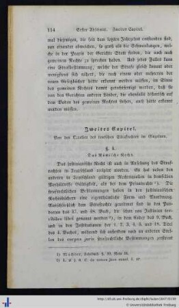 2. Von den Quellen des teutschen Strafrechtes im Einzelnen.