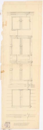 Park Hotel, Posen: Fassadendetail: Schnitte 1:10