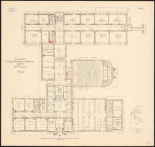 Unterrichtsanstalt des Kunstgewerbemuseums, Berlin Erweiterung: Grundriss EG 1:100