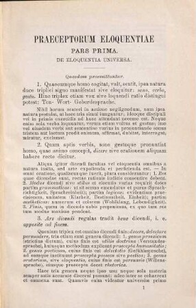 Praecepta eloquentiae in usum scholae collegit, illustravit Urb. Drecker