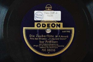 Die Zauberflöte : Arie des Sarastro: "O Isis und Osiris" / (W. A. Mozart)