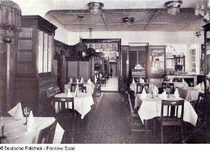 Dresden-Altstadt, Marienstraße 26. Weinhaus Kempinski. Gastraum