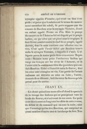 Chant XV