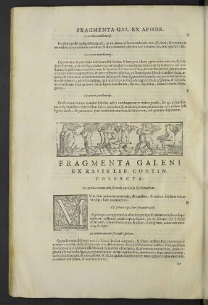 Fragmenta Galeni ex rasis lib. contin. collecta.