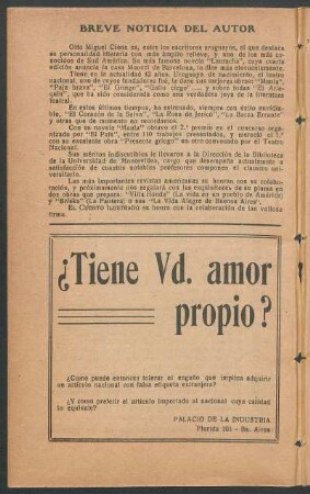 Breve noticia del autor