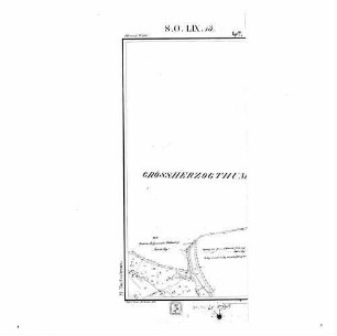 Kartenblatt SO LIX 13 Stand 1844 (nur hohenzollerischer Teil)