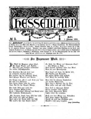 No. 3, 1. Februar 1890