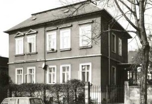 Dresden-Neustadt, Löbauer Straße 17. Wohnhaus (1851/1900). Straßenansicht