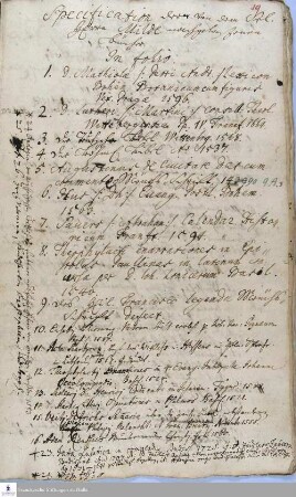 Verzeichnis der von Heinrich Milde dem Waisenhaus Halle hinterlassenen Bücher