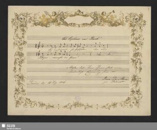 Bl. 9. Alma, Rosa De: Stammbucheintrag