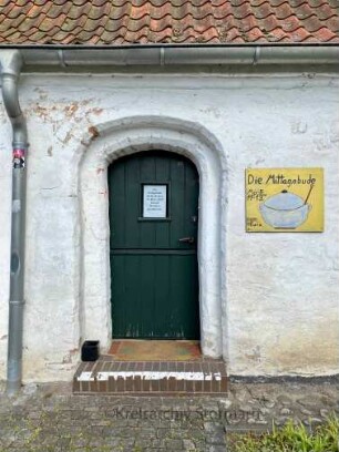 Ahrensburg: Gottesbuden: südliche Reihe: Eingang zur "Mittagsbude"