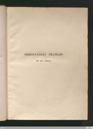 1. Série: Rois et reines de France : maitresses des rois de France