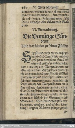 VI. Betrachtung. Die Demütige Sünderin