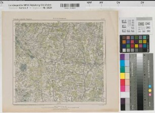 Szadow Fliegerkarte 1918 1 : 200 000 28 x 34 Druck: Kartographische Abteilung der Preußischen Landesaufnahme Benkhausen