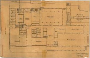 Fischer, Theodor; Baden-Baden; Restaurant Konversationshaus - Grundriss EG
