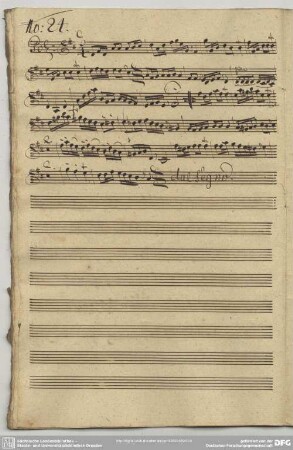 24. Binder, Christlieb Siegmund, Instrumentalstücke, D-Dur 