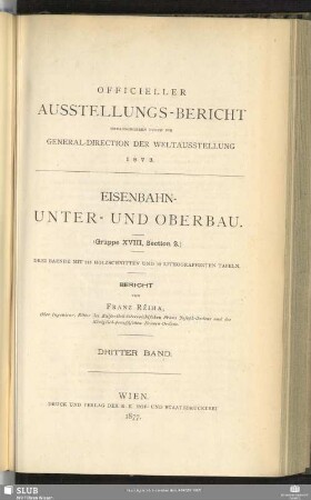 3: Eisenbahn- Unter- und Oberbau : Bericht