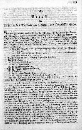 XXII. Die Gewerks-Angelegenheiten