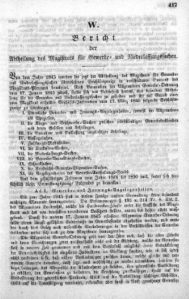 XXII. Die Gewerks-Angelegenheiten